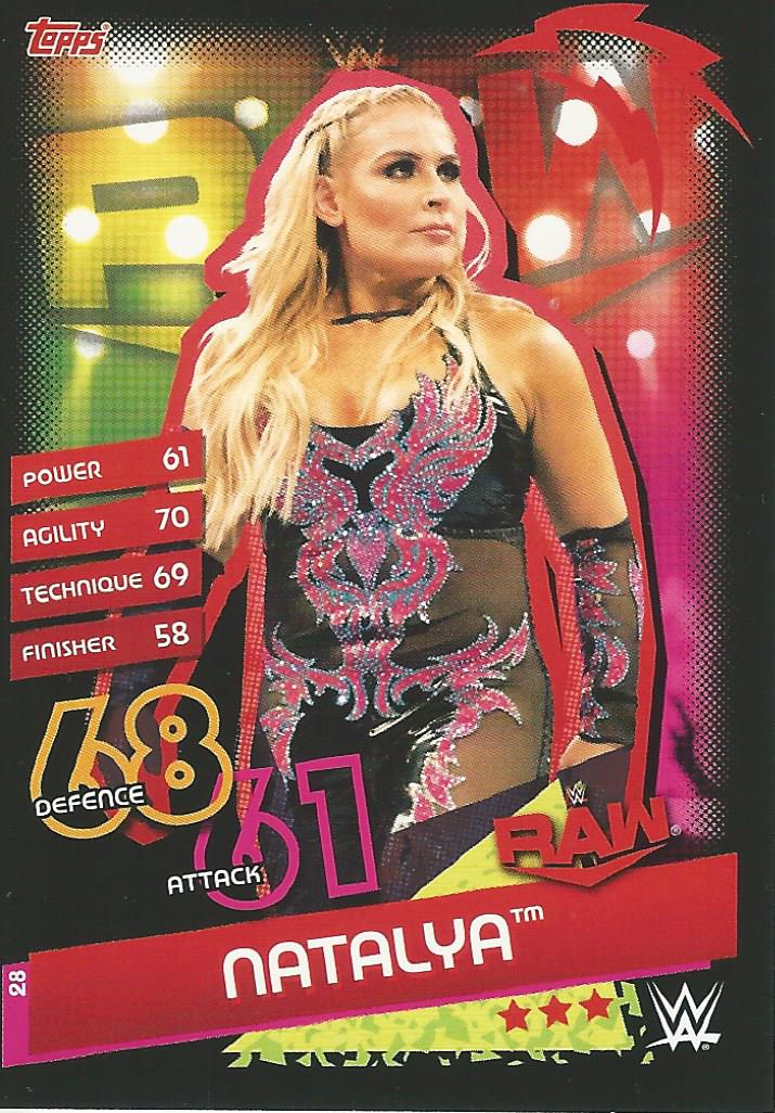 WWE Topps Slam Attax Reloaded 2020 Natalya #28