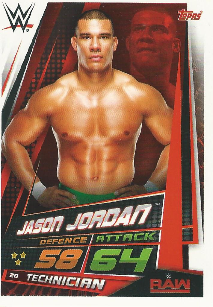 WWE Topps Slam Attax Universe 2019 Jason Jordan #28
