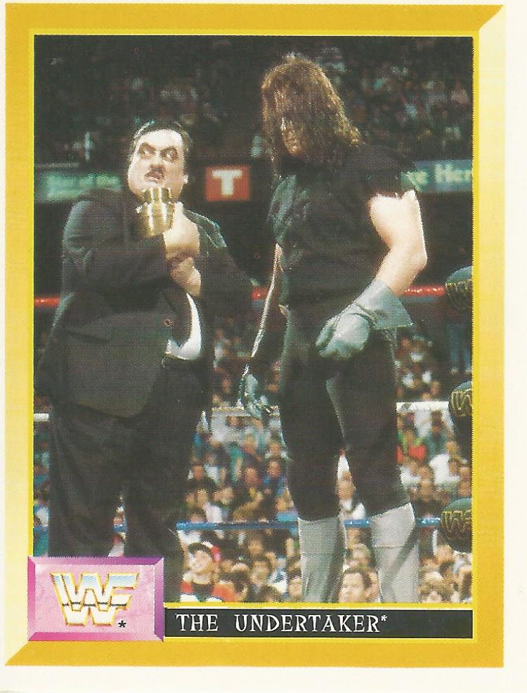 WWF Merlin Sticker 1994 Undertaker #28