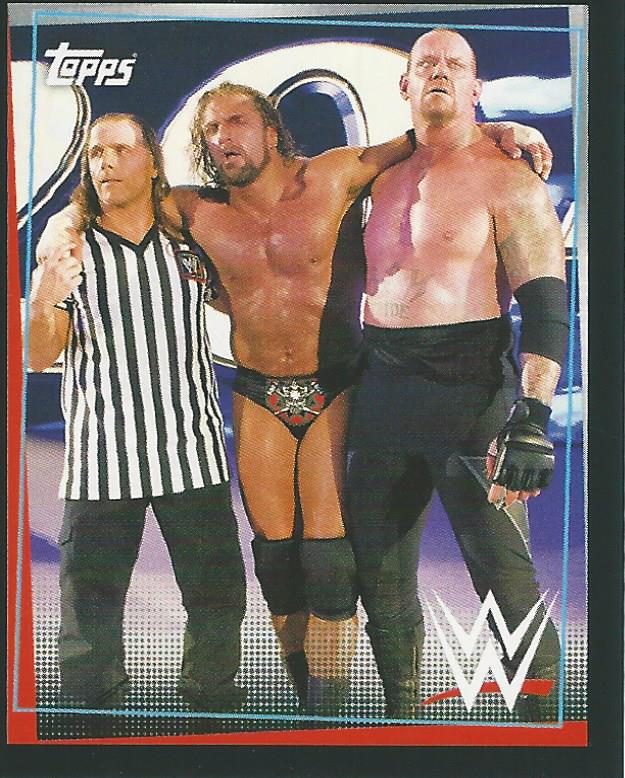 WWE Topps Road to Wrestlemania Stickers 2021 Triple H Shawn Michaels Undertaker #290