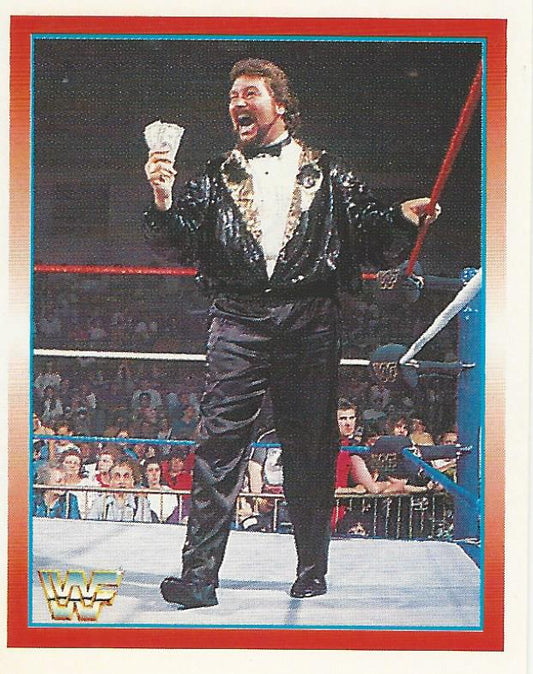 WWF Merlin Stickers 1995 Million Dollar Man Ted Dibiase #295