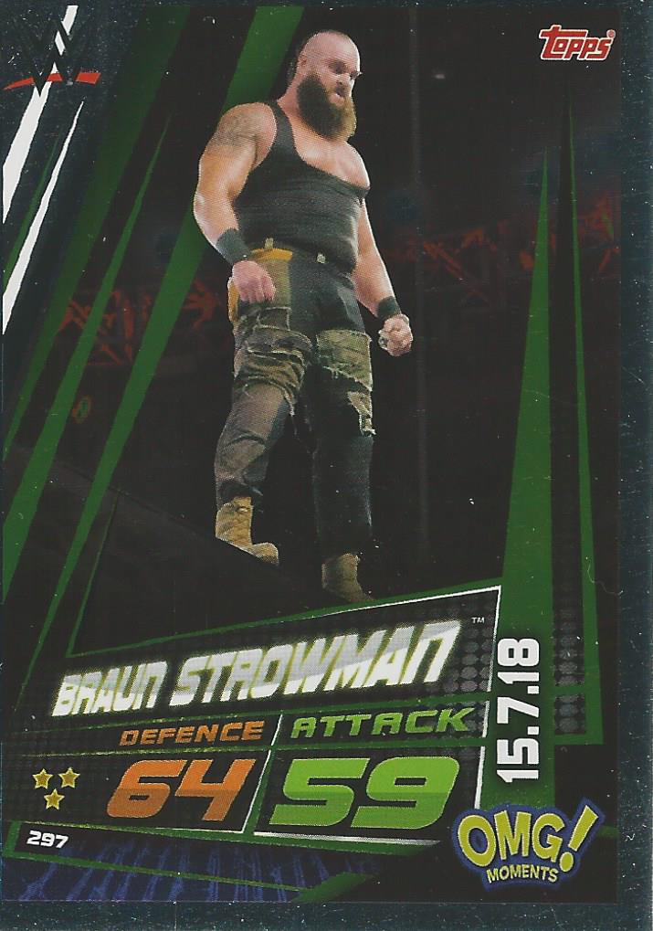 WWE Topps Slam Attax Universe 2019 Braun Strowman #297