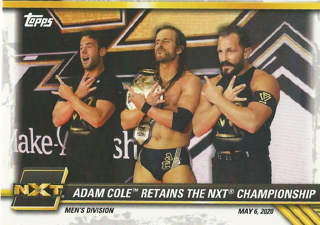 WWE Topps NXT 2021 Adam Cole Kyle O'Reilly Bobby Fish #22