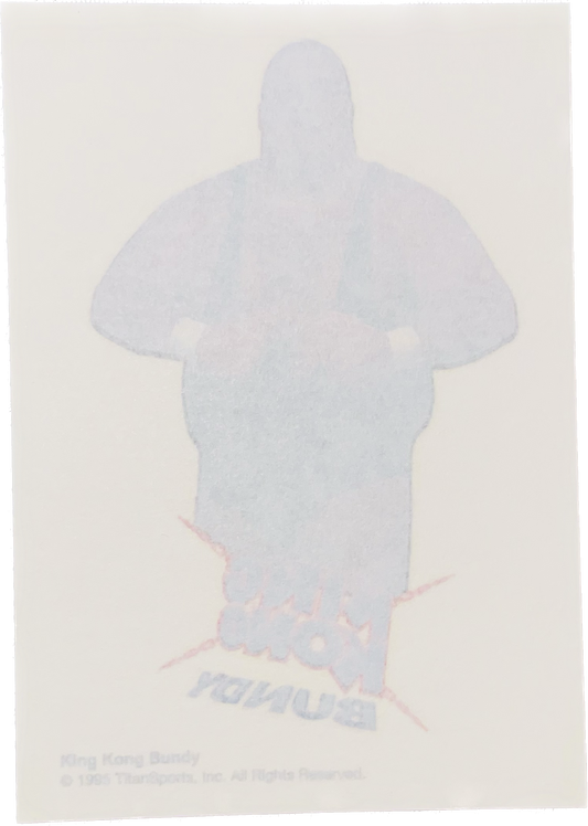 WWF Tattoos 1995 King Kong Bundy from Germany Pwcatalog