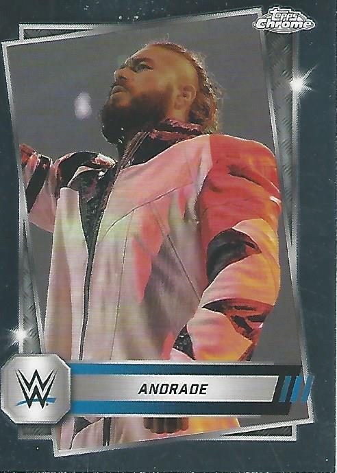 WWE Topps Chrome 2025 Trading Cards Andrade No.29 PW Catalog
