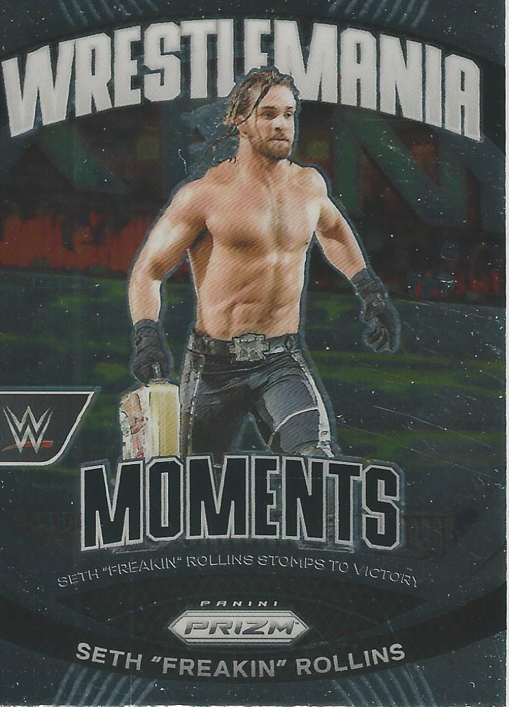 WWE Panini Prizm 2024 Wrestlemania Moments Seth Rollins #16