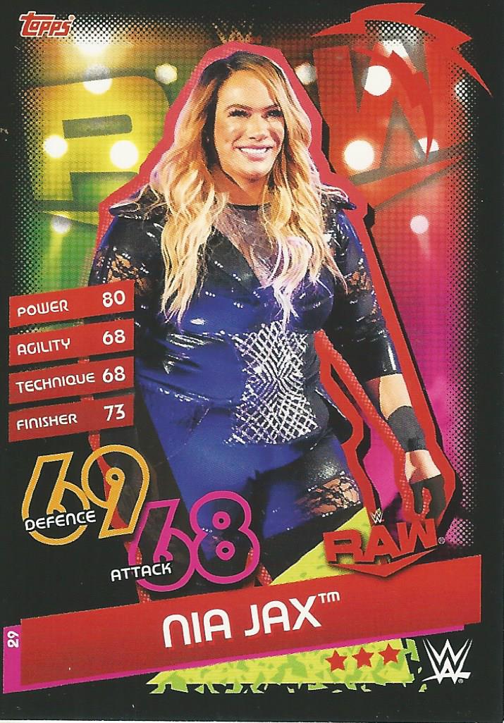 WWE Topps Slam Attax Reloaded 2020 Nia Jax #29