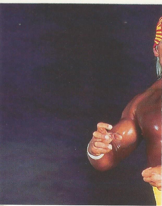 WWF Merlin Stickers 1992 Hulk Hogan #2