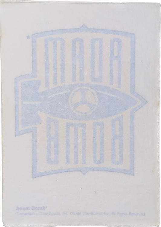 WWF Tattoos 1994 Adam Bomb Logo from Germany Pwcatalog