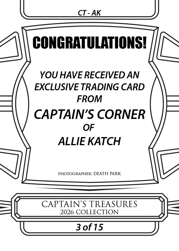 Allie Katch trading card PW Catalog