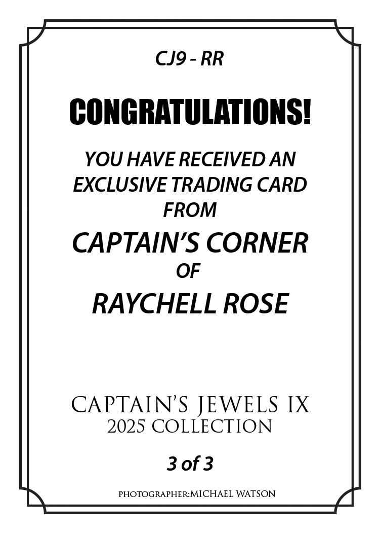Raychell Rose trading card PW Catalog