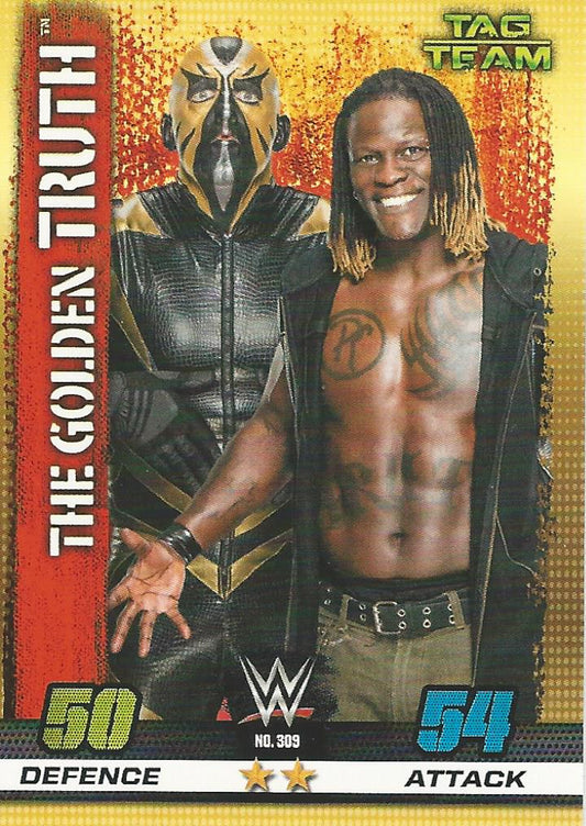 WWE Topps Slam Attax 10th Edition 2017 Goldust and R-Truth #309