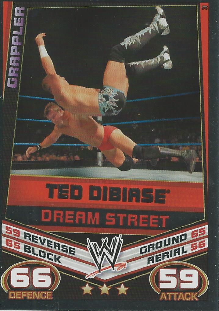 WWE Topps Slam Attax Rebellion 2012 Ted Dibiase #30