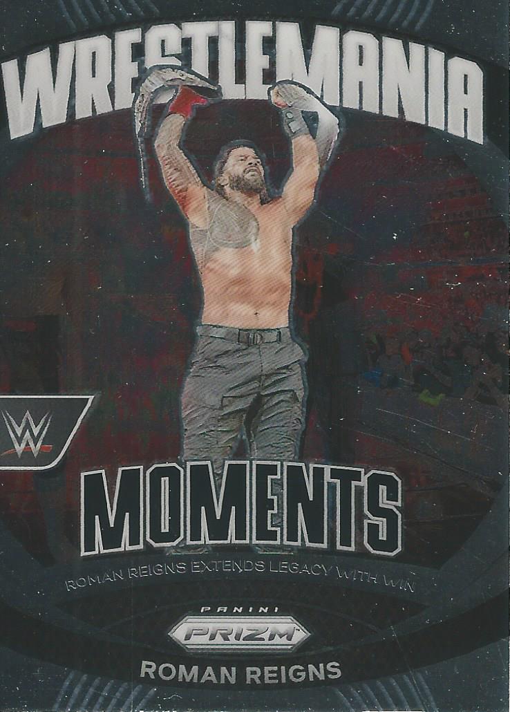 WWE Panini Prizm 2024 Wrestlemania Moments Roman Reigns #17