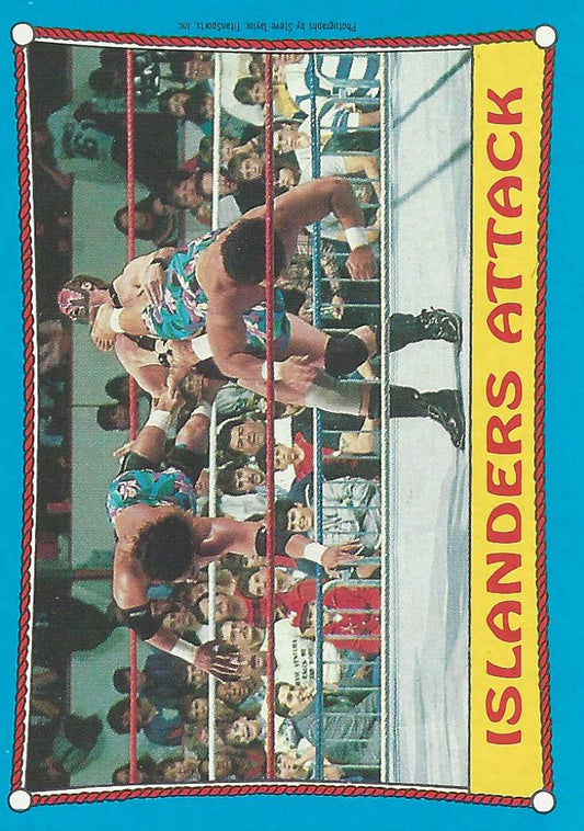 Topps WWF Wrestling Cards 1987 The Islanders #30