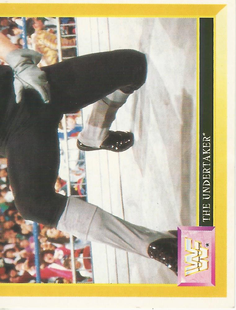 WWF Merlin Sticker 1994 Undertaker #30