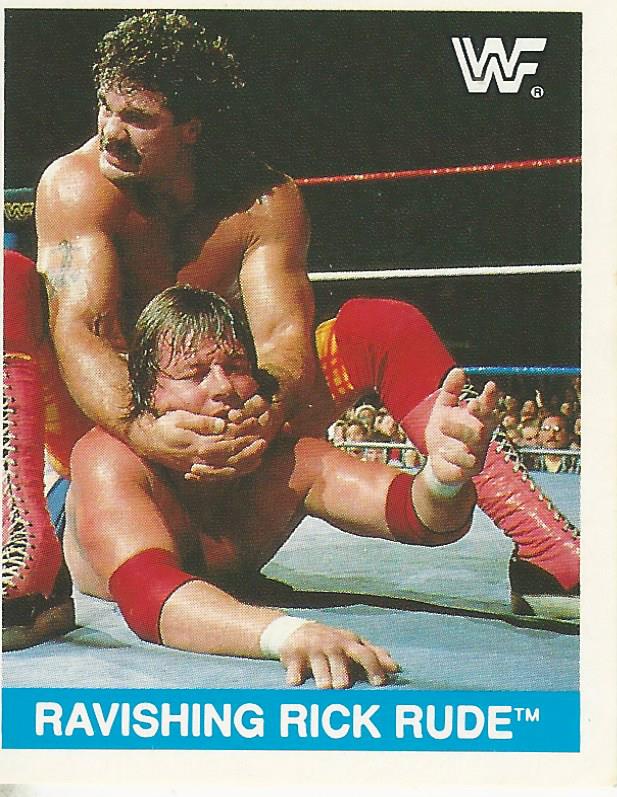 WWF Merlin Sticker Collection 1990 Rick Rude #30