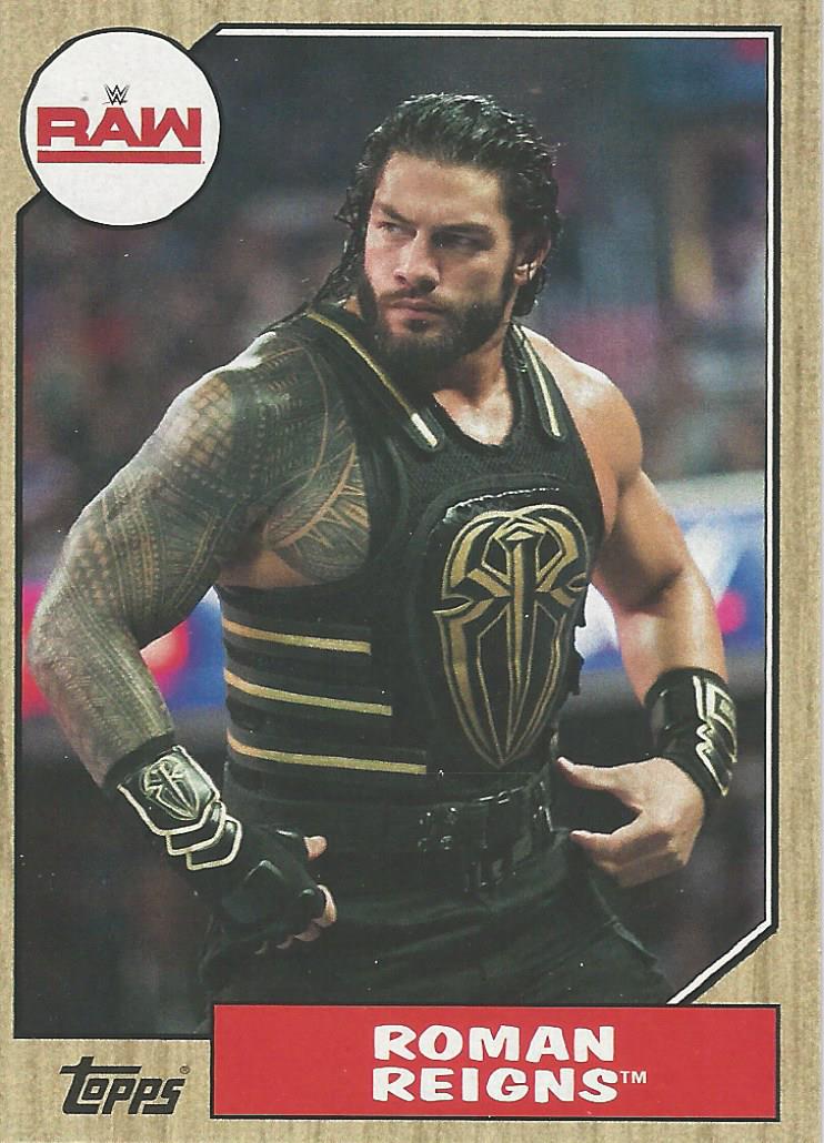 WWE Topps Heritage 2017 Roman Reigns #30