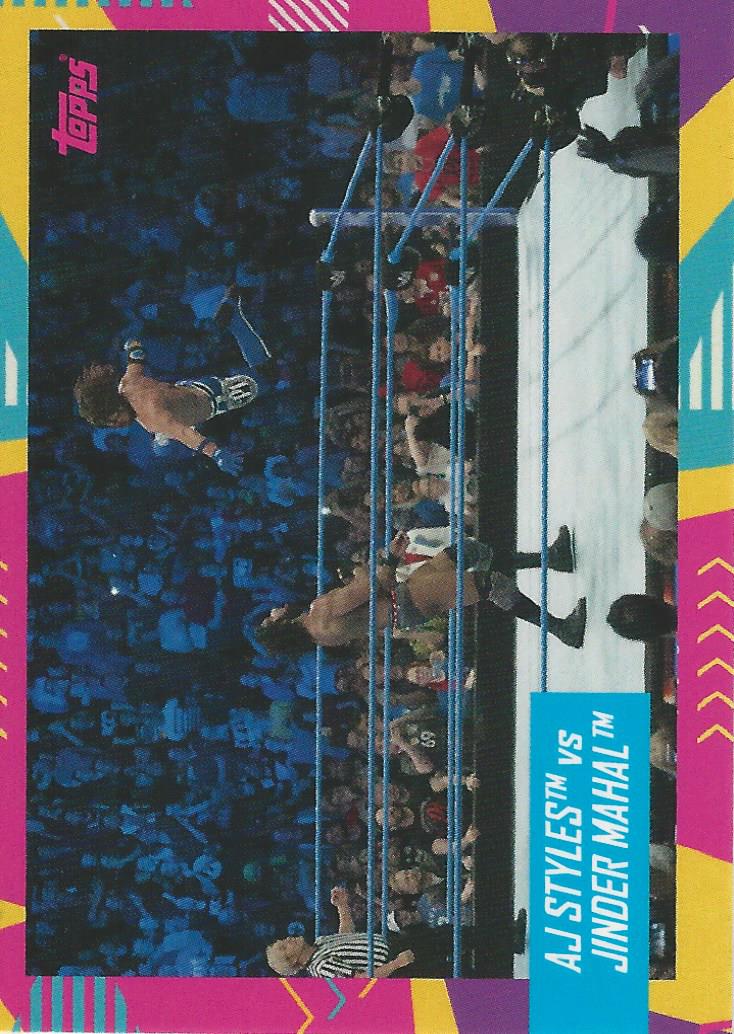 WWE Topps Best of British 2021 AJ Styles trading card PW Catalog