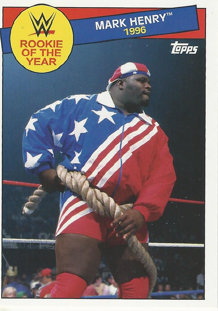 WWE Topps Heritage 2015 Mark Henry 14 of 30 trading card PW Catalog