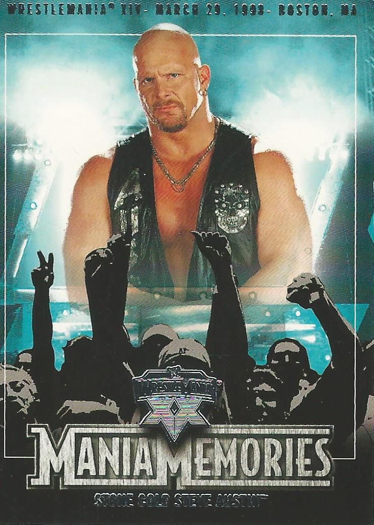 WWE Fleer Road to Wrestlemania XX 2004 Stone Cold Steve Austin #79