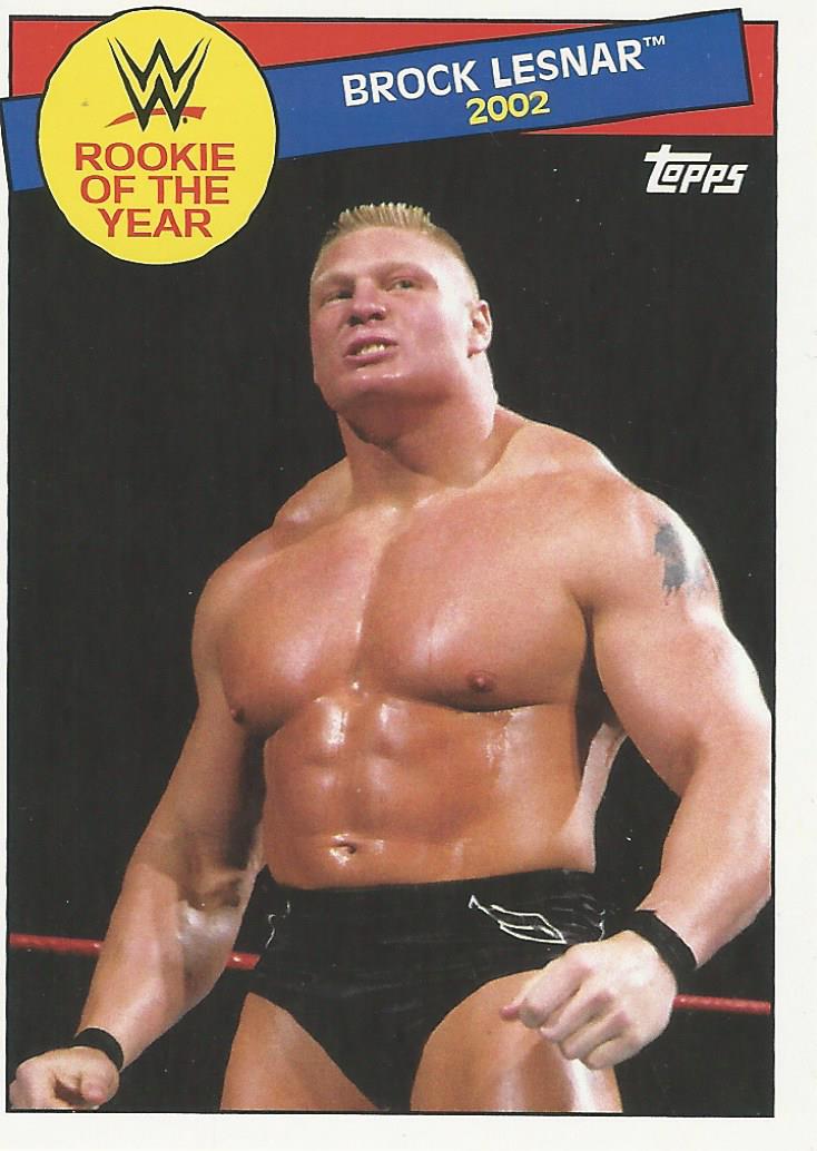 WWE Topps Heritage 2015 Brock Lesnar 19 of 30 trading card PW Catalog