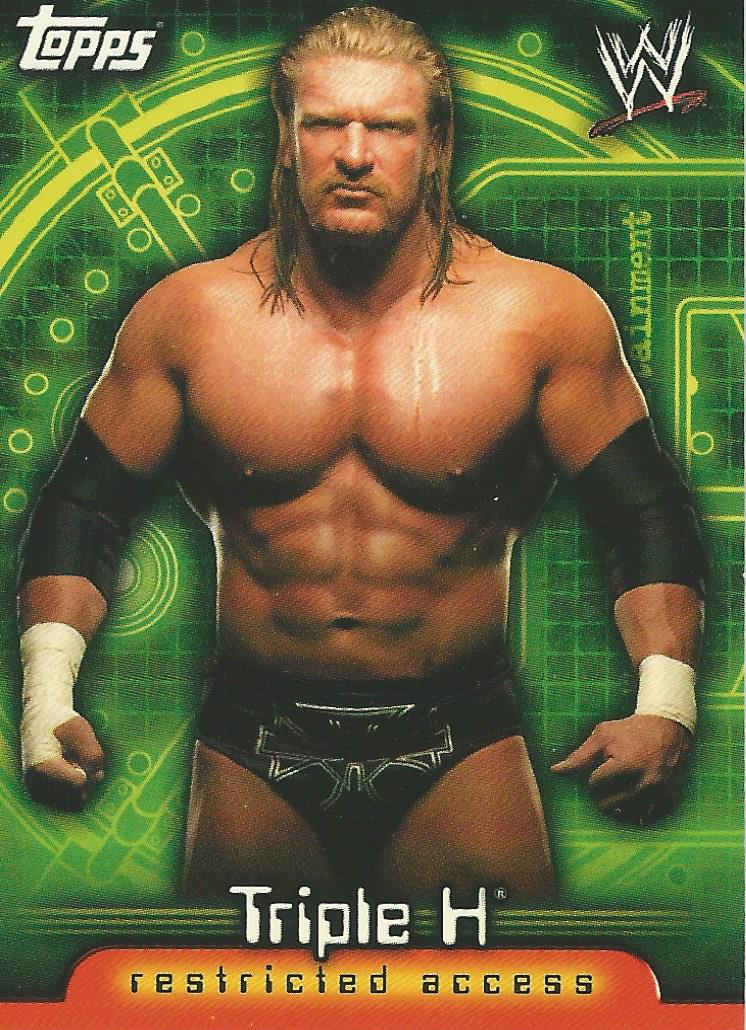 WWE Topps Insider 2006 US Triple H #31