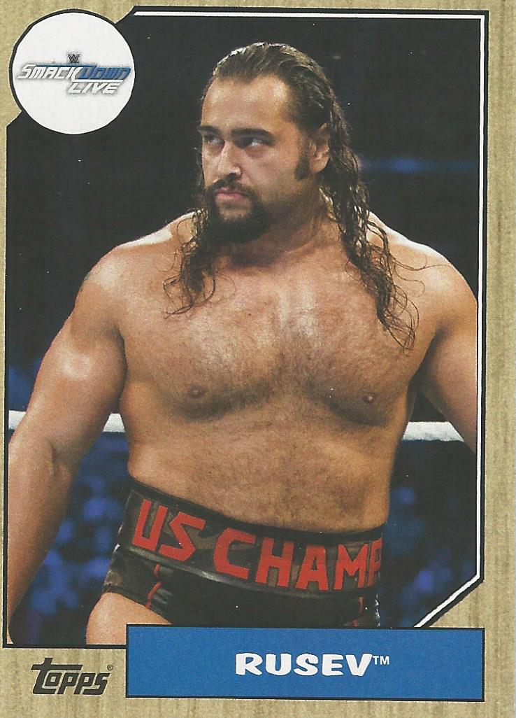 WWE Topps Heritage 2017 Rusev #31
