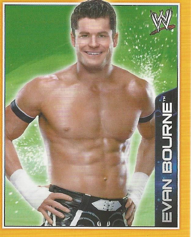 WWE Topps A-Z Sticker Collection 2014 Evan Bourne #31