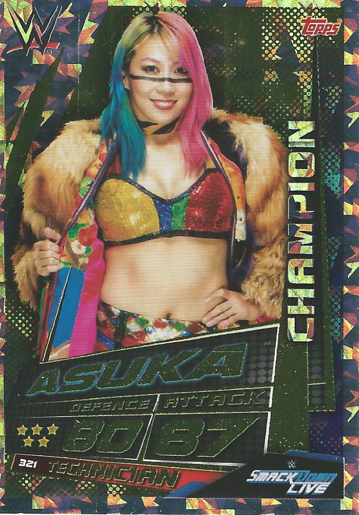 WWE Topps Slam Attax Universe 2019 Asuka #321