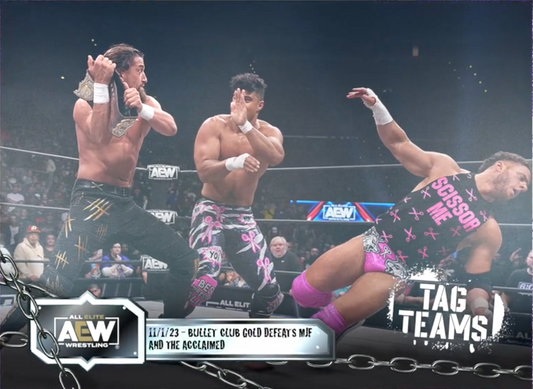 11/1/23 – Bullet Club Gold – Bullet Club Gold Defeats MJF and the Acclaimed