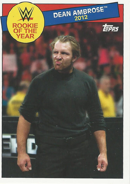 WWE Topps Heritage 2015 Dean Ambrose 27 of 30 trading card PW Catalog
