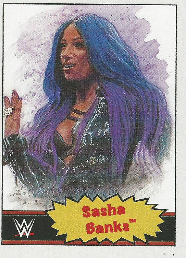WWE Topps Living Set 2021 Sasha Banks #32