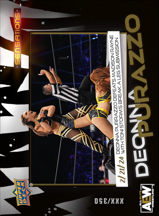 2/21/24 – Deonna Purrazzo – Deonna Purrazzo Defeats Madison Rayne With Toni Storm’s Break a Leg Submission
