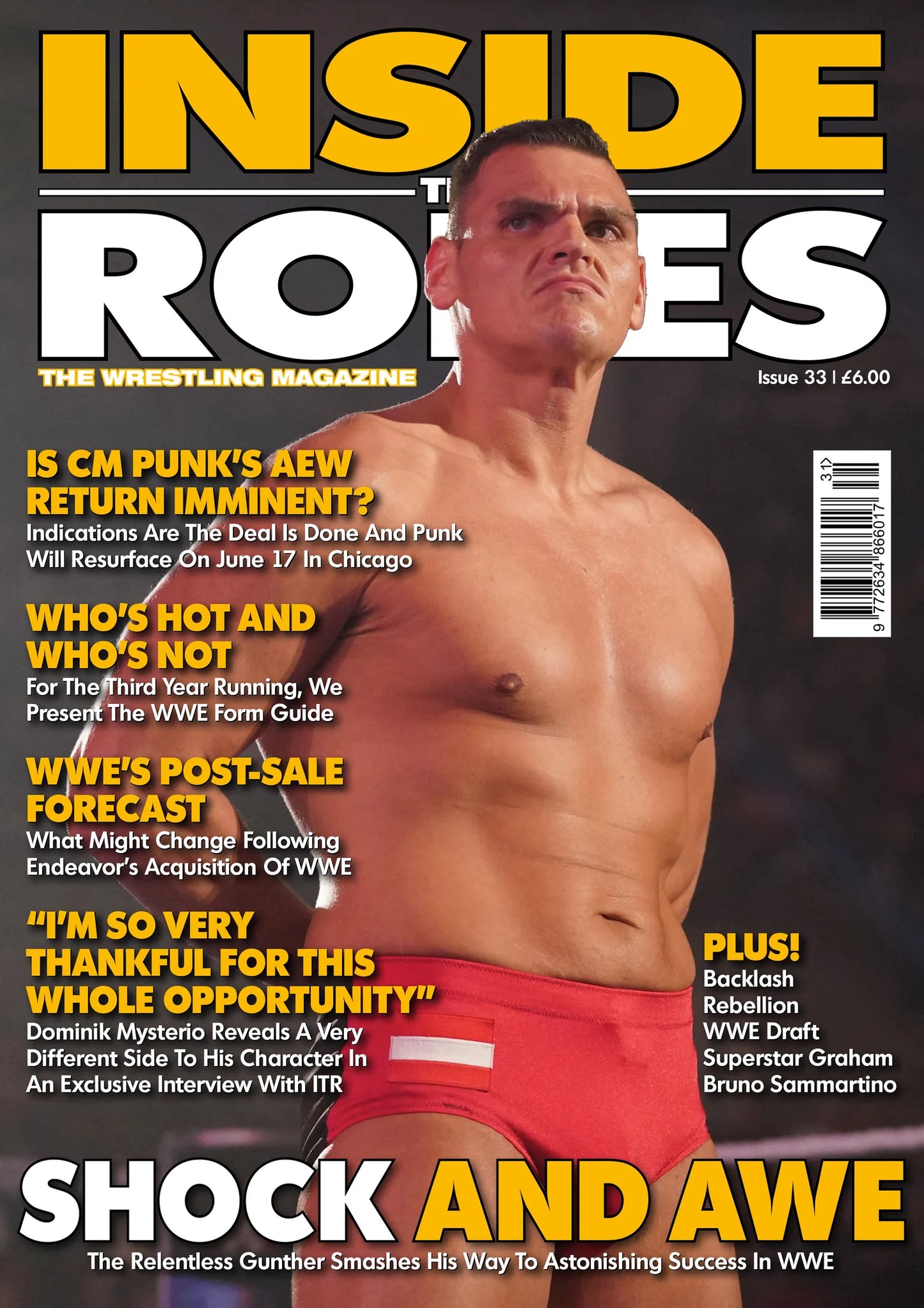 Inside The Ropes June 2023 Vol 33 Magazine PWcatalog