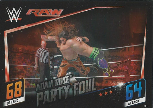 WWE Topps Slam Attax 2015 Then Now Forever Adam Rose #33