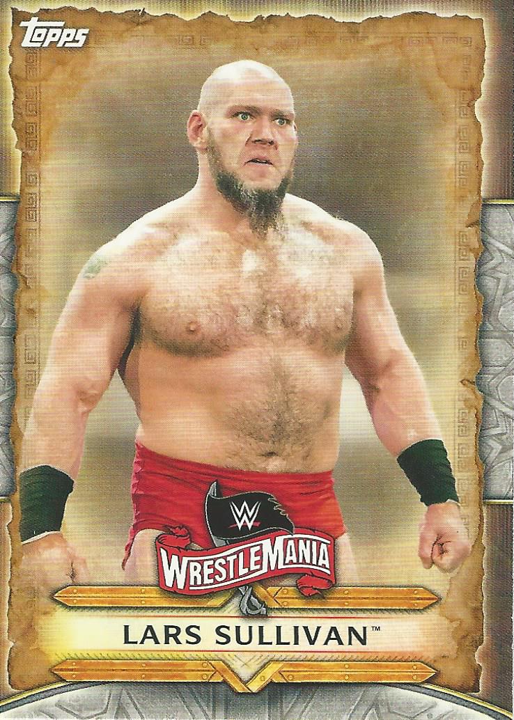 WWE Topps Road to Wrestlemania 2020 Lars Sullivan WM-33 trading card PW Catalog