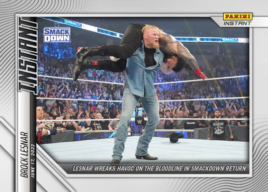 Brock Lesnar – Lesnar Wreaks Havoc on the Bloodline in SmackDown Return