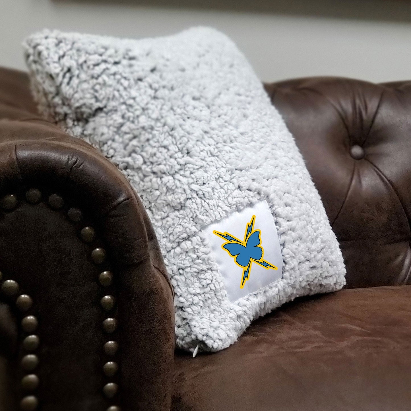 Nikki A.S.H. "Almost Super Heroes Activate" Sherpa Throw Pillow