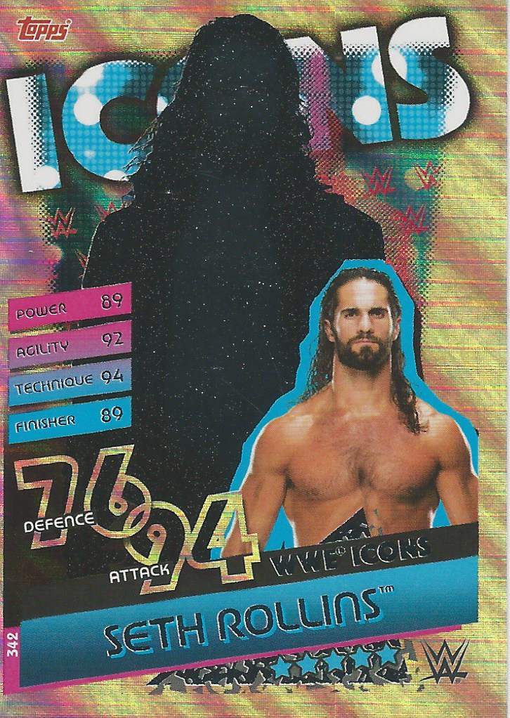 WWE Topps Slam Attax Reloaded 2020 Seth Rollins #342