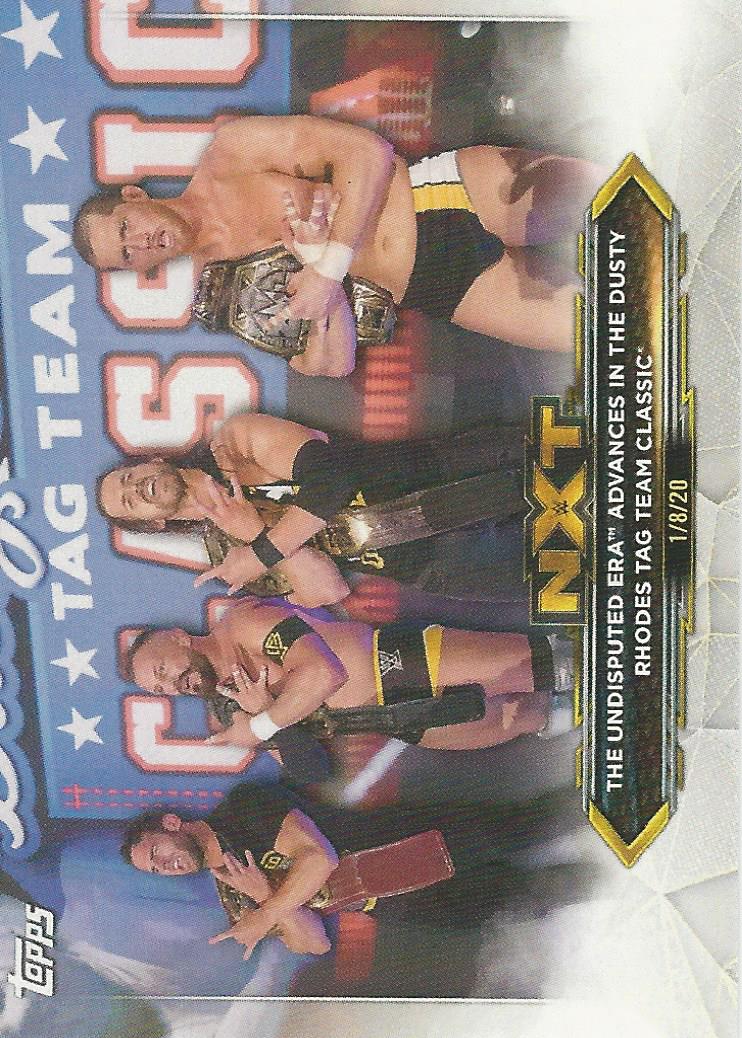 WWE Topps NXT 2020 Cole Fish Strong and O'Reilly #80