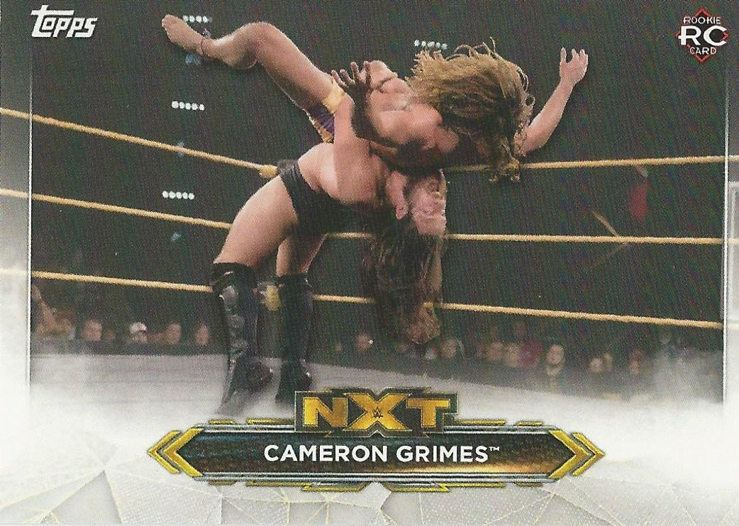 WWE Topps NXT 2020 Cameron Grimes NXT-9