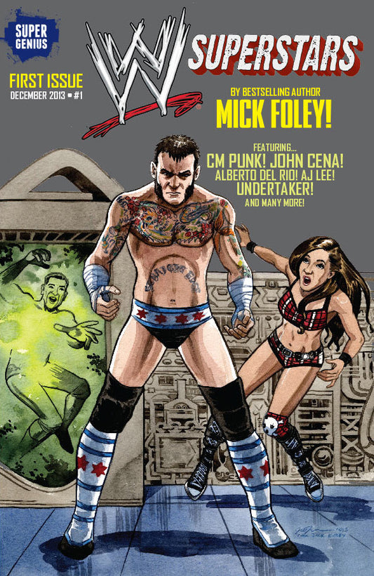 WWE Superstars Vol 1 Money in the Bank by Super Genius Comics 2013 Cover D Magazines & Newspapers PWcatalog