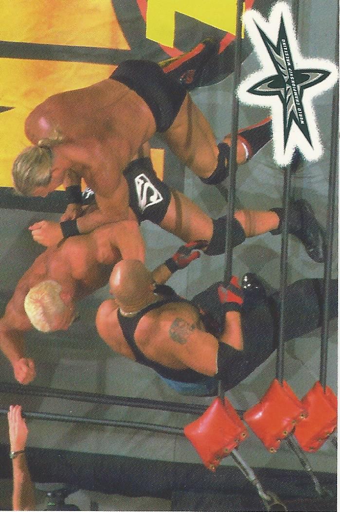 WCW Crazy Planet Stickers 1999 Lex Luger trading card PW Catalog