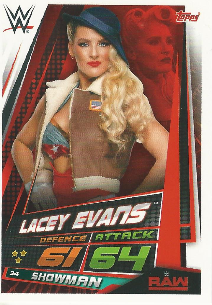 WWE Topps Slam Attax Universe 2019 Lacey Evans #34