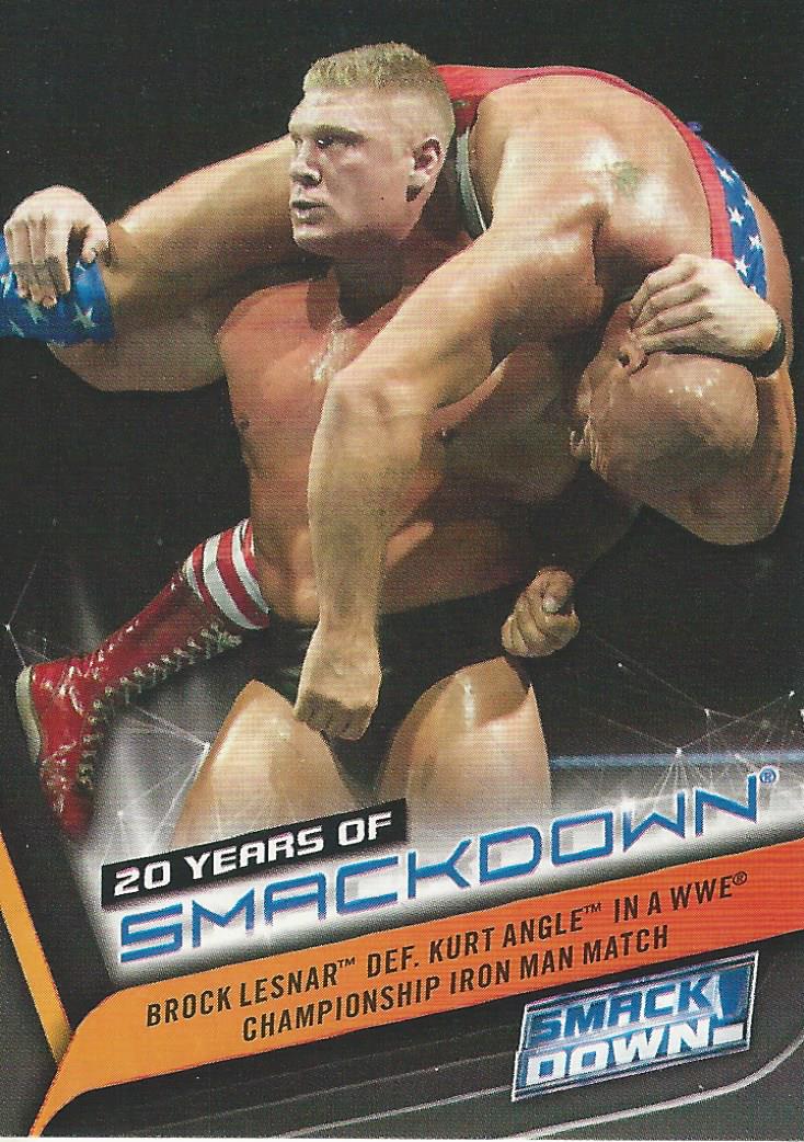 WWE Topps Smackdown 2019 Brock Lesnar SD-13 trading card PW Catalog