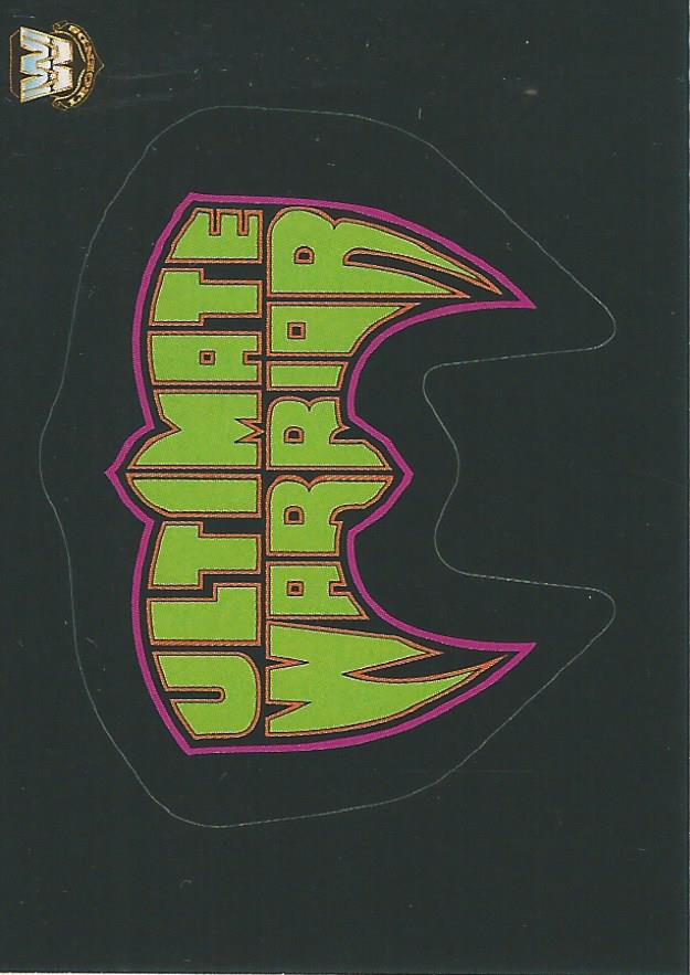 WWE Panini 2022 Sticker Collection Ultimate Warrior #358