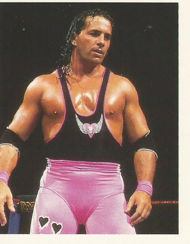 WWF Merlin Stickers 1992 Bret Hart #35