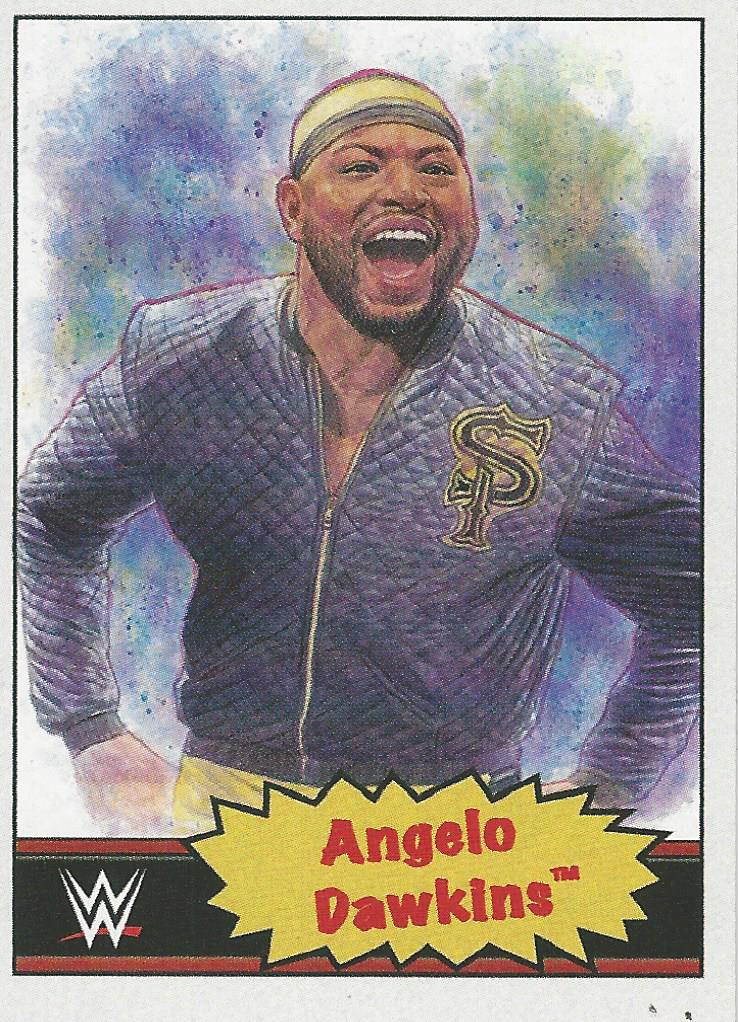 WWE Topps Living Set 2021 Angelo Dawkins #35