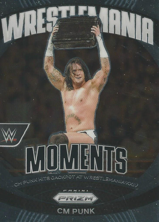 WWE Panini Prizm 2024 Wrestlemania Moments CM Punk #24